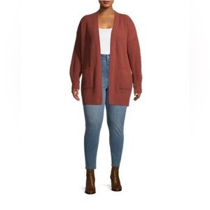 Terra & Sky Women's Cardigan - Warm Rust